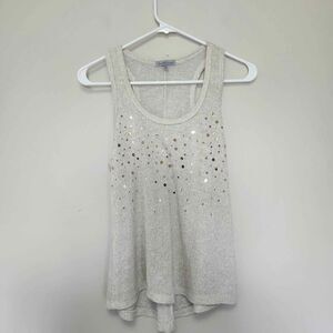 Charlotte Russe Gold Sequin Tank Top Medium